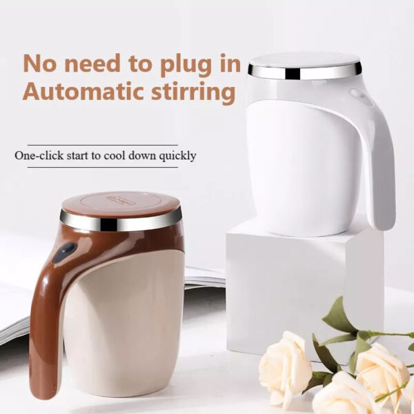 Automatic Stirring Stainless Steel Cup - Image 6