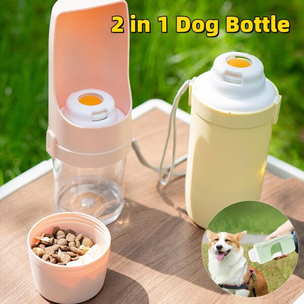 2in1 Pet Water and Food Dispenser Bottle - Image 9