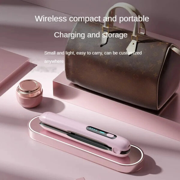 Cordless Portable Hair Straightener / Curler - Image 3