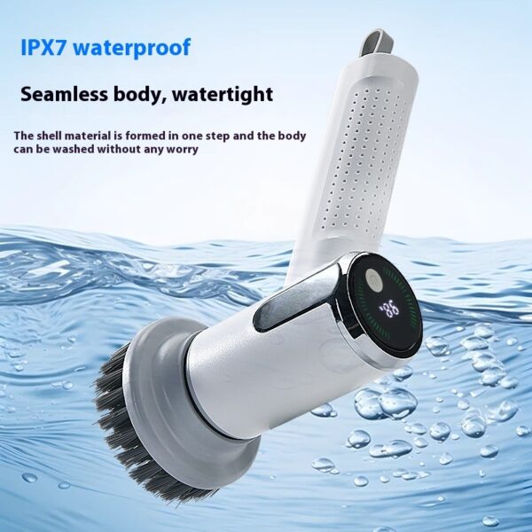 Waterproof Multifunctional Electric Cleaning Brush - Image 5