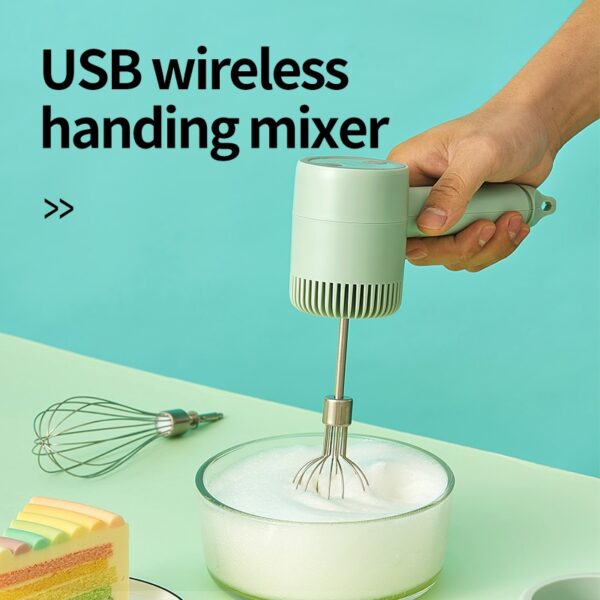 Cordless Handheld Whisk Chopper Set - Image 8