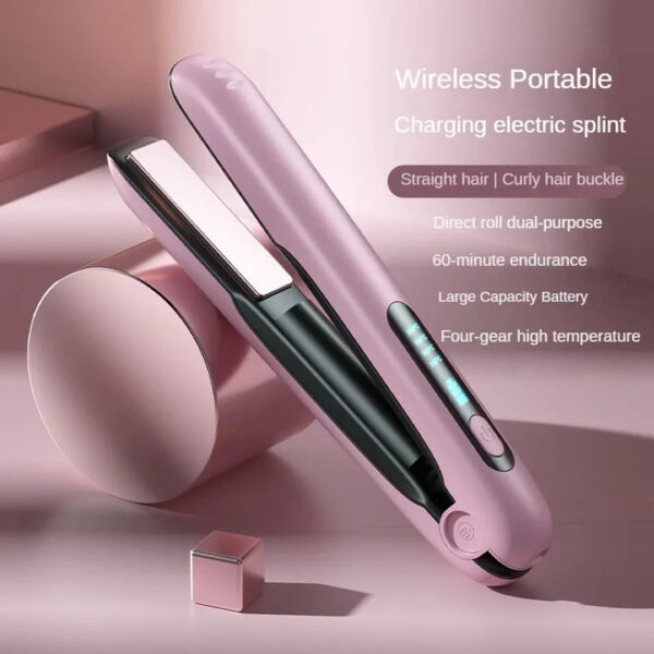 Cordless Portable Hair Straightener / Curler - Image 5