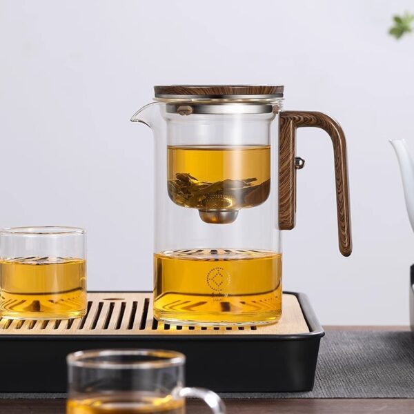 Separation Filtration Glass Teapot