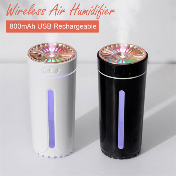 Colourful Lights Ultrasonic Diffuser Air Purifier - Image 9