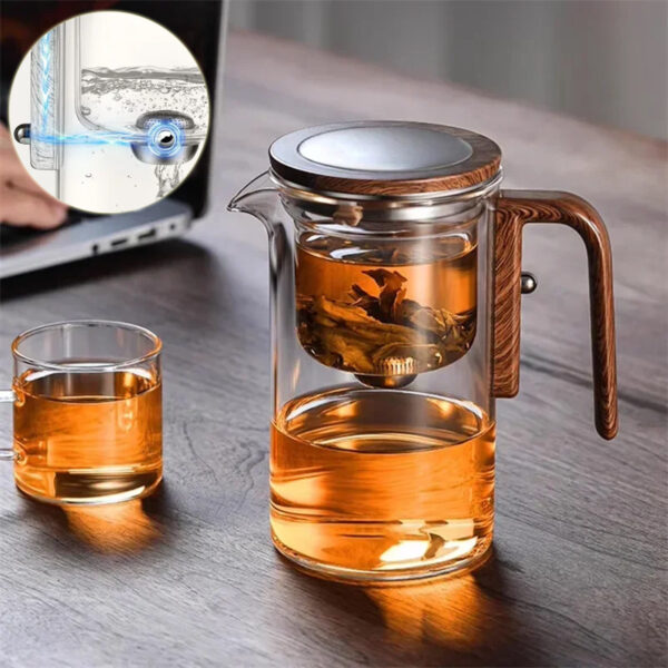 Separation Filtration Glass Teapot - Image 5