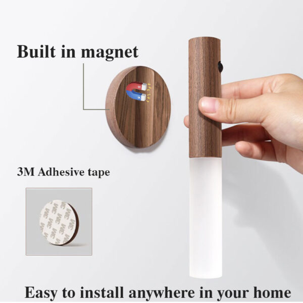 AutoMagnetic Wood Motion Sensor LED Lights - Image 2