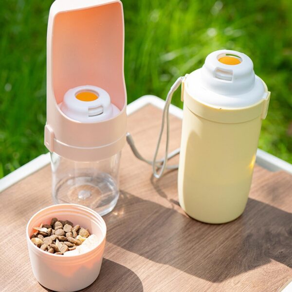 2in1 Pet Water and Food Dispenser Bottle